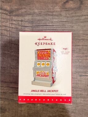 Hallmark Keepsake Ornament 2015 Magic Light Sound Motion Jingle Bell Jackpot NIB